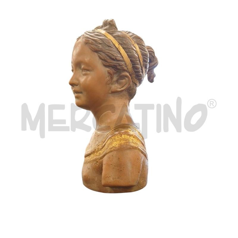 DAMA TERRACOTTA PARTI DORATE MARIONI | Mercatino dell'Usato Roma-axa-casal palocco 2