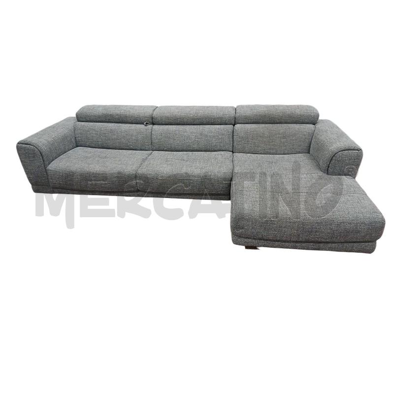 DIVANO LETTO DIVANI&DIVANI TESS. GRIGIO  | Mercatino dell'Usato Roma-axa-casal palocco 3