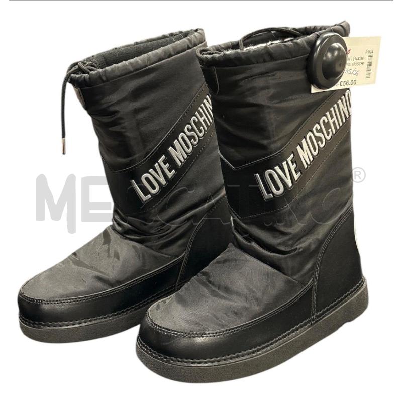 DOPOSCI DONNA  MOSCHINO NERO | Mercatino dell'Usato Roma-axa-casal palocco 1