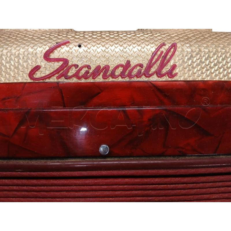 FISARMONICA SCANDALLI 80 BASSI ROSSA | Mercatino dell'Usato Roma-axa-casal palocco 1