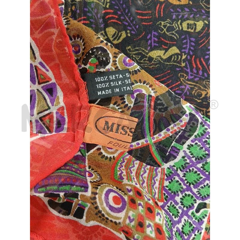 FOULARD MISSONI 100 SETA ROSSO | Mercatino dell'Usato Roma-axa-casal palocco 4