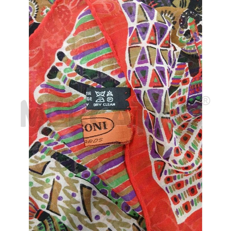 FOULARD MISSONI 100 SETA ROSSO | Mercatino dell'Usato Roma-axa-casal palocco 5