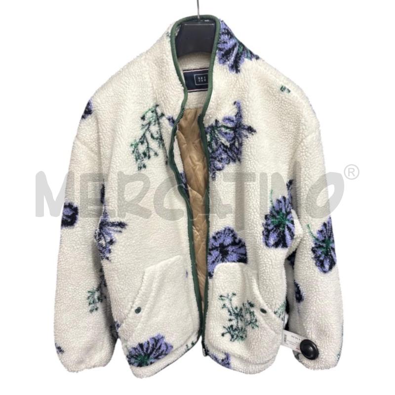 GIUBBOTTO DONNA RWTCRW BIANCO FIORI | Mercatino dell'Usato Roma-axa-casal palocco 1