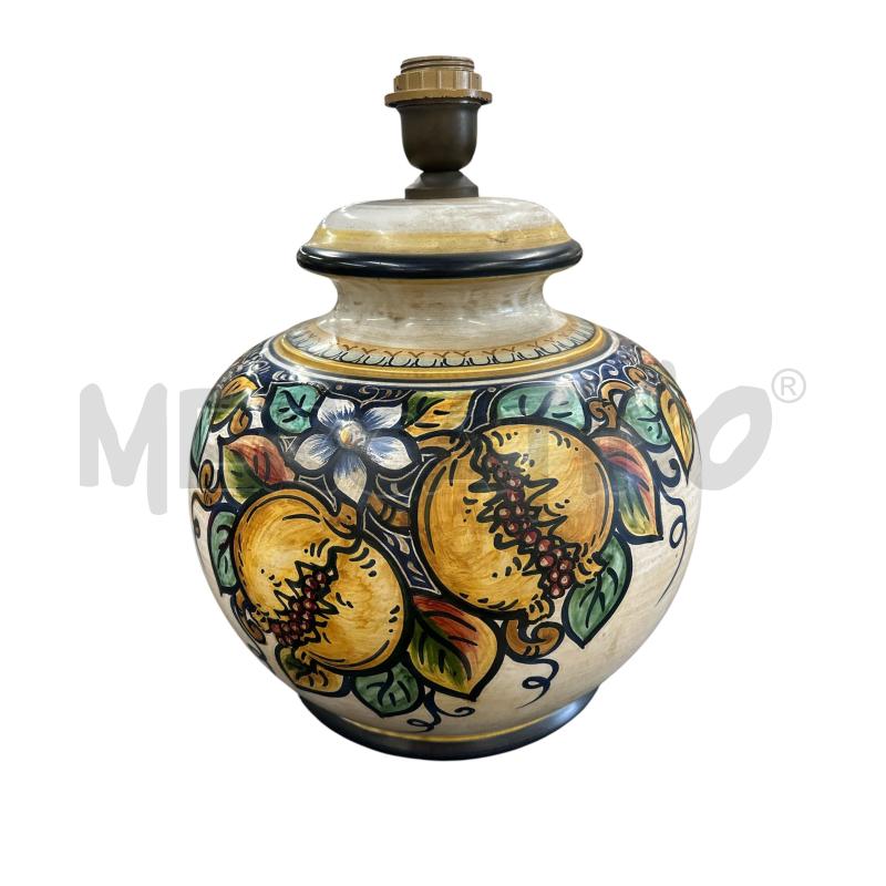 LAMPADARIO CERAMICA CASTELLI DIS MELOGRANO | Mercatino dell'Usato Roma-axa-casal palocco 1