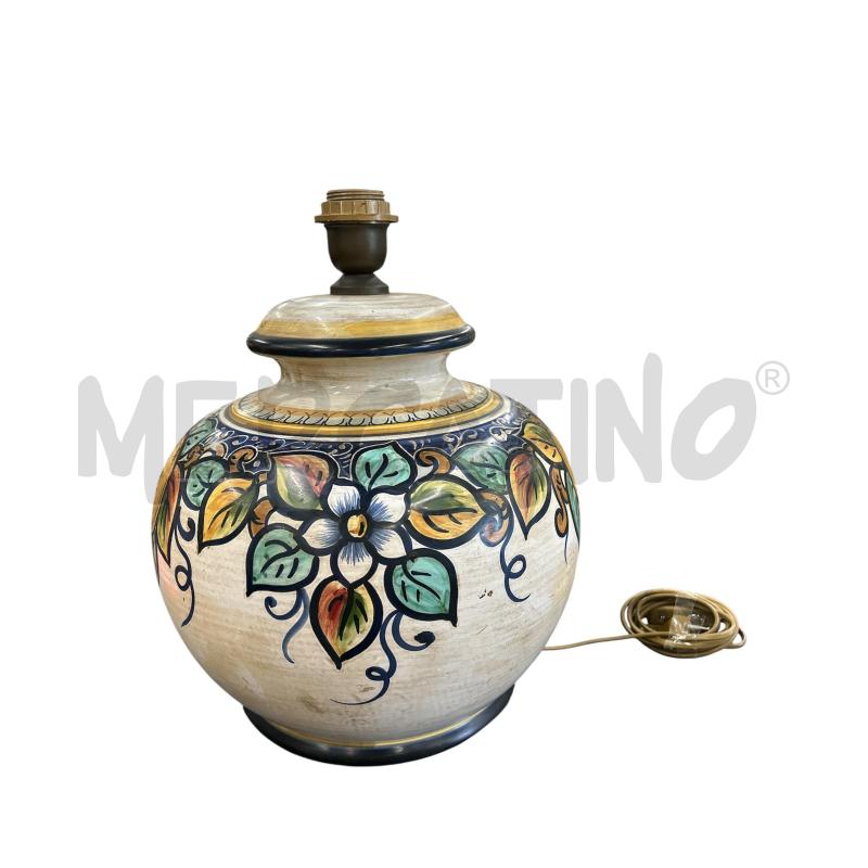 LAMPADARIO CERAMICA CASTELLI DIS MELOGRANO | Mercatino dell'Usato Roma-axa-casal palocco 2