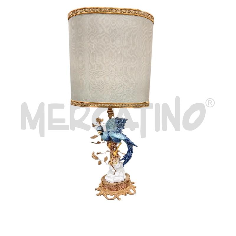 LAMPADARIO SEVRES UCCELLO BLU | Mercatino dell'Usato Roma-axa-casal palocco 1
