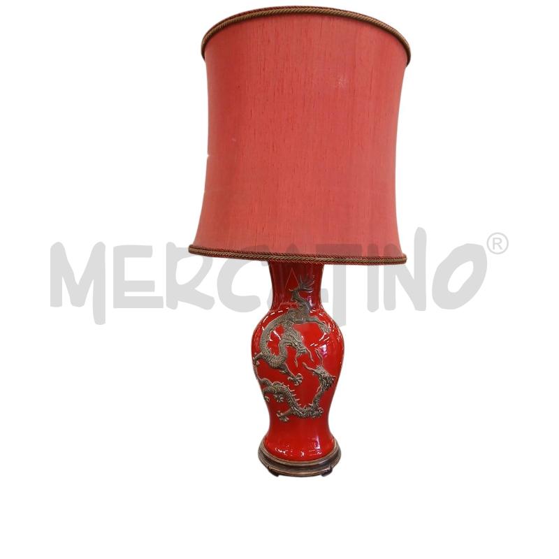 LAMPADA CER ROSSA DRAGONE | Mercatino dell'Usato Roma-axa-casal palocco 1