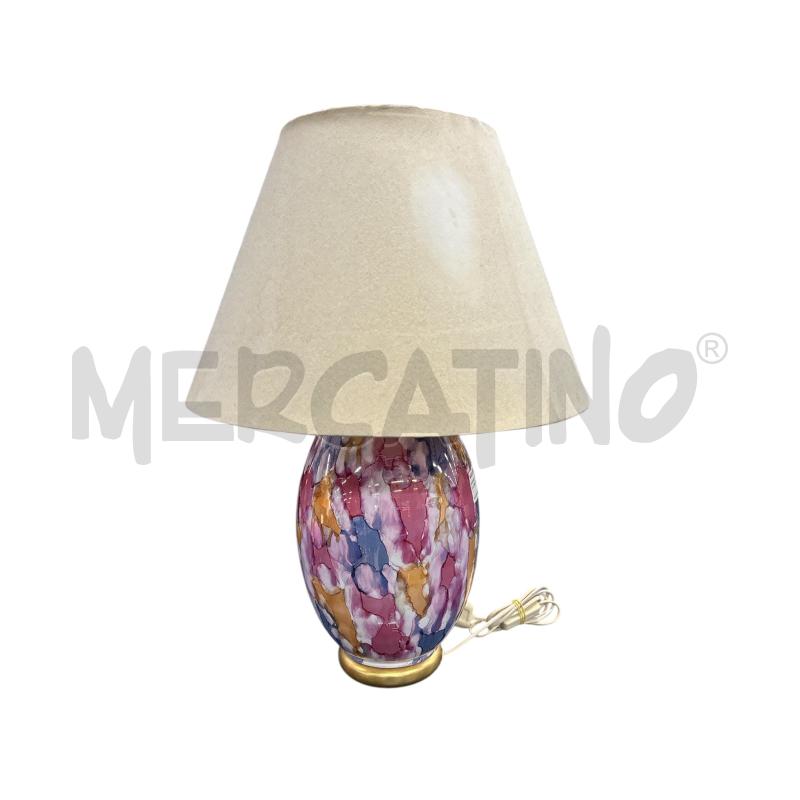 LAMPADA VETRO COLORATO A CHIAZZE | Mercatino dell'Usato Roma-axa-casal palocco 2