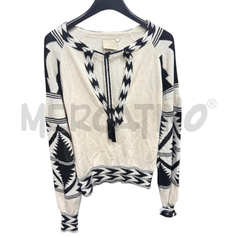 MAGLIA DONNA  LANEUS BIANCA NERA | Mercatino dell'Usato Roma-axa-casal palocco 1