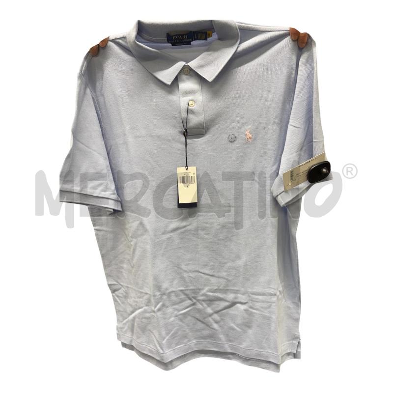 POLO UOMO  RALPH LAUREN CELESTE | Mercatino dell'Usato Roma-axa-casal palocco 2