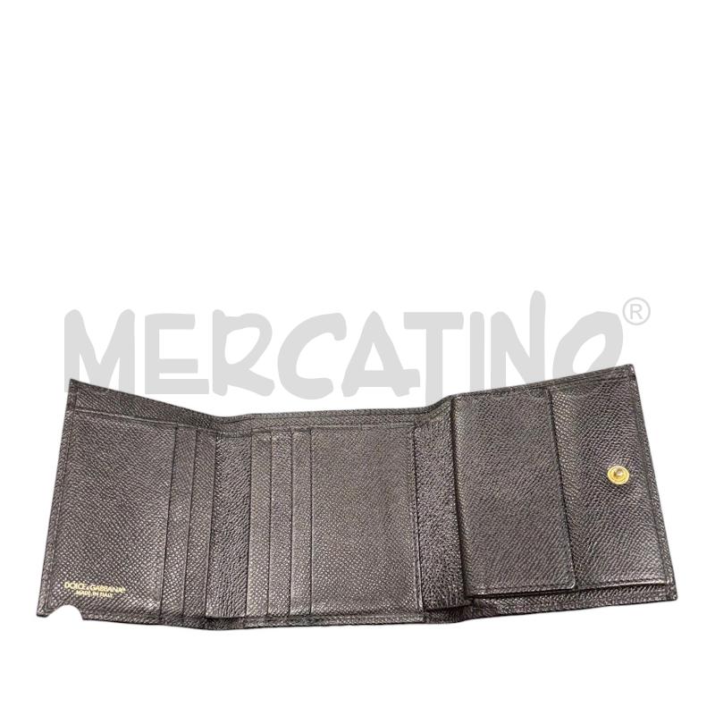 PORTA FOGLIO DOLCE E GABBANA NERO | Mercatino dell'Usato Roma-axa-casal palocco 2