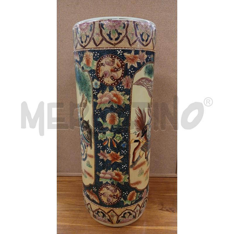 PORTA OMBRELLI CINA CERAMICA GIALLINO | Mercatino dell'Usato Roma-axa-casal palocco 2