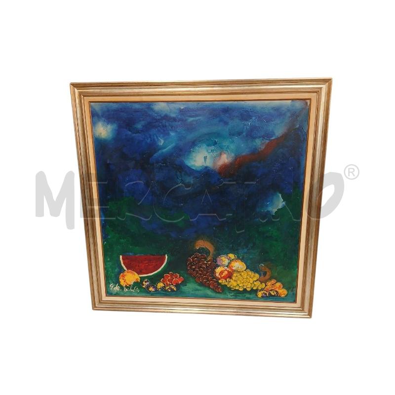 QUADRO DE MICHELIS FRUTTA DI NOTTE | Mercatino dell'Usato Roma-axa-casal palocco 1
