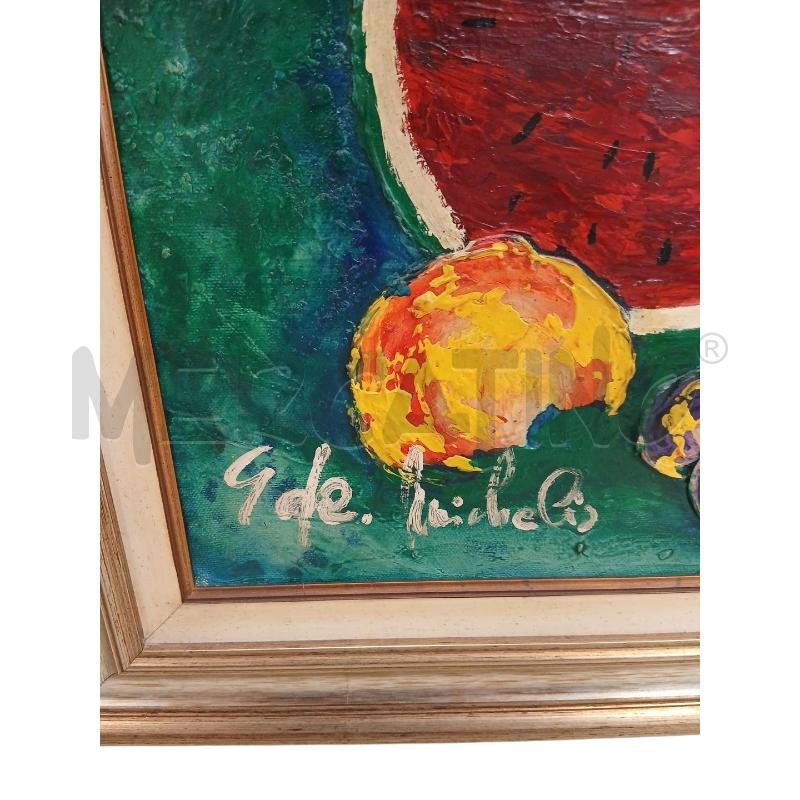 QUADRO DE MICHELIS FRUTTA DI NOTTE | Mercatino dell'Usato Roma-axa-casal palocco 2