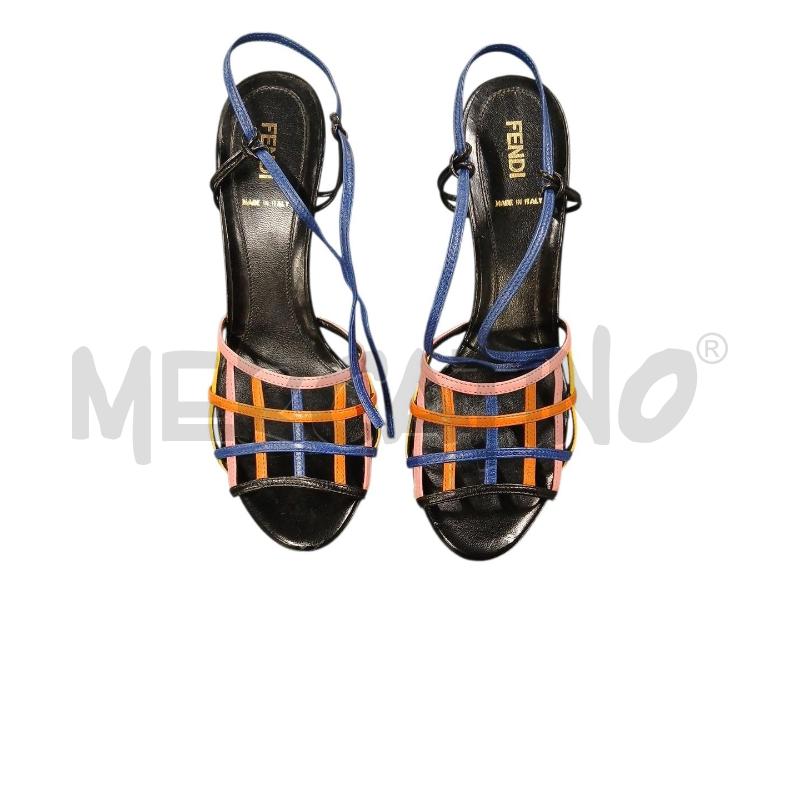 SANDALI DONNA  FENDI STRISCETTE  | Mercatino dell'Usato Roma-axa-casal palocco 1
