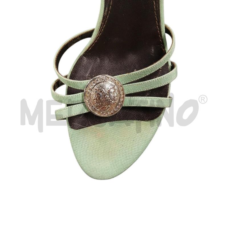 SANDALI DONNA  VERDE FENDI | Mercatino dell'Usato Roma-axa-casal palocco 2