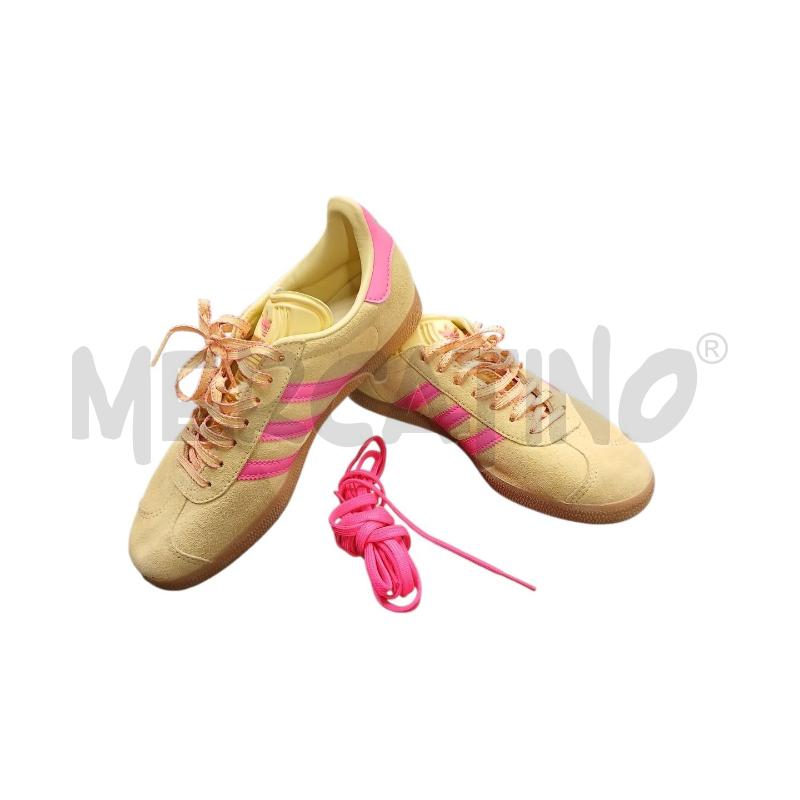 SCARPE DONNA ADIDAS GAZELLE BEIGE ROSA | Mercatino dell'Usato Roma-axa-casal palocco 1