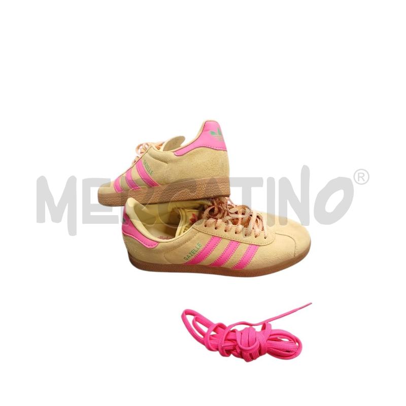 SCARPE DONNA ADIDAS GAZELLE BEIGE ROSA | Mercatino dell'Usato Roma-axa-casal palocco 2