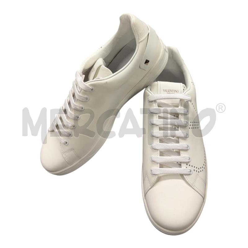 SCARPE UOMO VALENTINO BIANCA | Mercatino dell'Usato Roma-axa-casal palocco 3