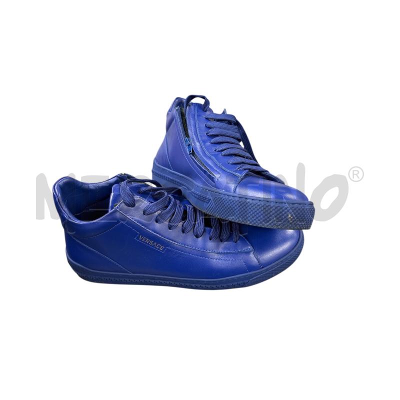 SCARPE UOMO VERSACE BLU  | Mercatino dell'Usato Roma-axa-casal palocco 2