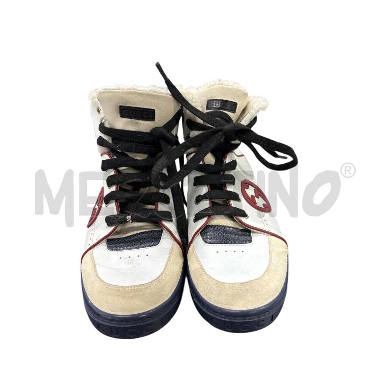 SCARPE UOMO  GUCCI BIANCA BLU | Mercatino dell'Usato Roma-axa-casal palocco 1
