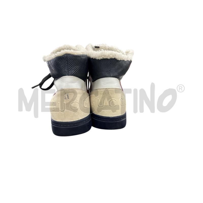 SCARPE UOMO  GUCCI BIANCA BLU | Mercatino dell'Usato Roma-axa-casal palocco 4