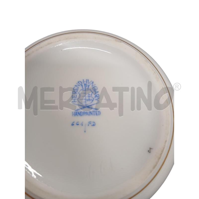 SCATOLINA HEREND FIORI BLU DEC DORATO  | Mercatino dell'Usato Roma-axa-casal palocco 4