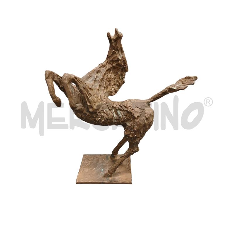 SCULTURA CAVALLO BRONZO VIBA 89' | Mercatino dell'Usato Roma-axa-casal palocco 1