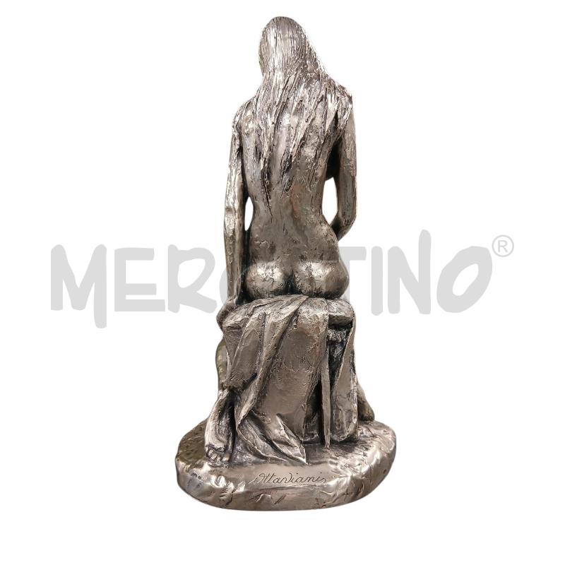 SCULTURA OTTAVIANI ARGENTATA NUDO DONNA | Mercatino dell'Usato Roma-axa-casal palocco 3