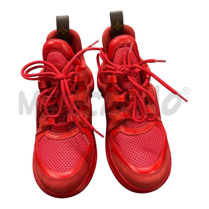 SNEAKERS DONNA LV ARCHLIGHT IN TELA ROSSA | Mercatino dell'Usato Roma-axa-casal palocco 2