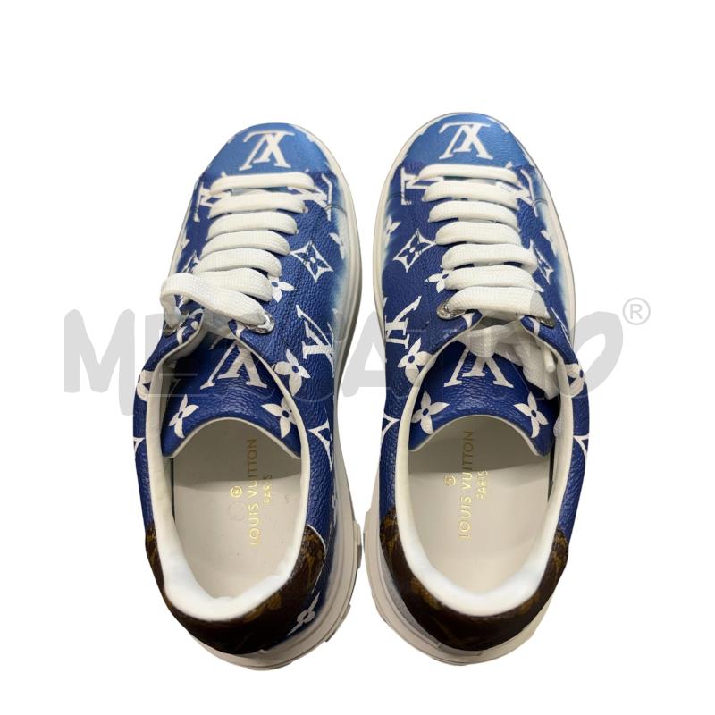 SNEAKERS DONNA LV TIME OUT PELLE BLU | Mercatino dell'Usato Roma-axa-casal palocco 3