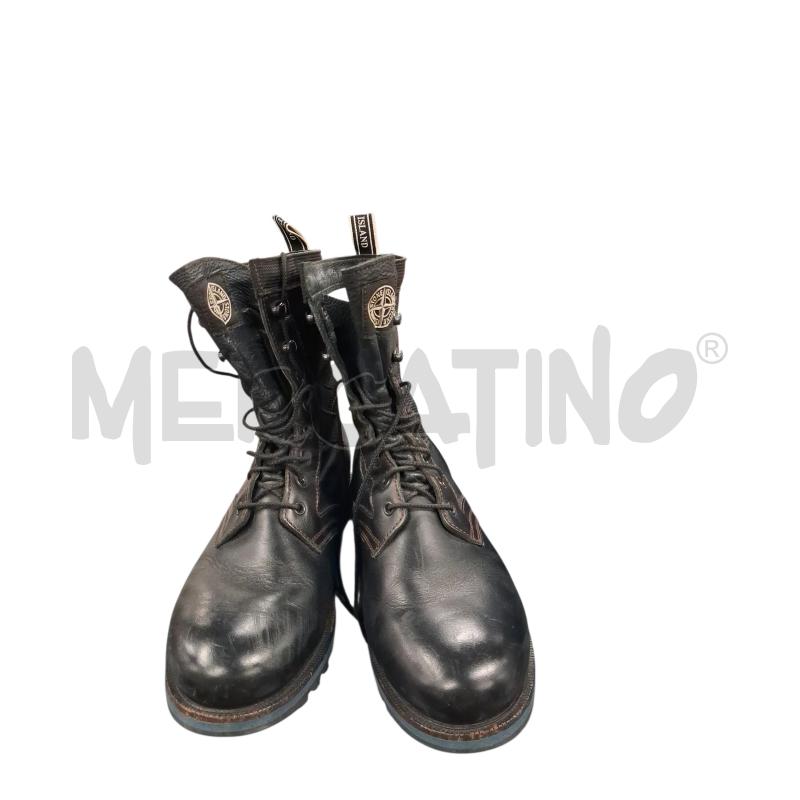 STIVALETTI UOMO  STONE ISLAND NERO | Mercatino dell'Usato Roma-axa-casal palocco 1