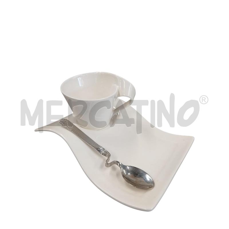 TAZZA DESIGN VILLEROY%BOCH+CUCCHIAIO | Mercatino dell'Usato Roma-axa-casal palocco 1