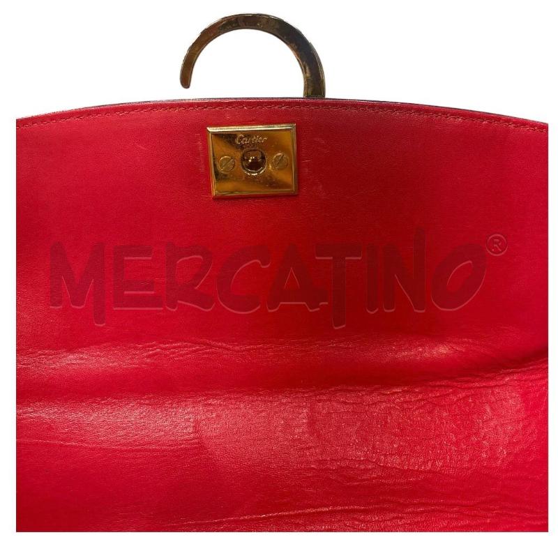 TRACOLLA DONNA PANTHÈRE DI CARTIER BLU PELLE | Mercatino dell'Usato Roma-axa-casal palocco 4