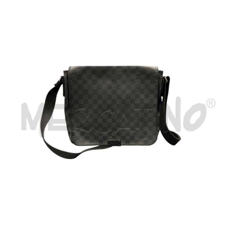 TRACOLLA UOMO  VUITTON DAMIER GRAPHYTE | Mercatino dell'Usato Roma-axa-casal palocco 1