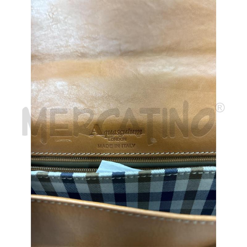 VALIGETTA PELLE  ACQUASCUTUM  MARR  | Mercatino dell'Usato Roma-axa-casal palocco 4