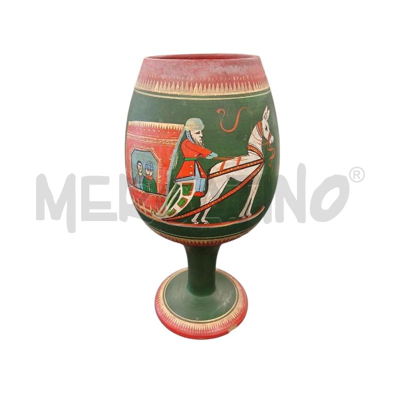 VASO A COPPA DERUTA VOLPI EPOCA DIFETTINI | Mercatino dell'Usato Roma-axa-casal palocco 1