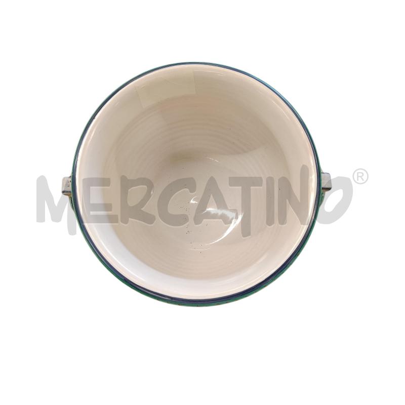 VASO CERAMICA CASTELLI DEC BLU SOLE | Mercatino dell'Usato Roma-axa-casal palocco 2