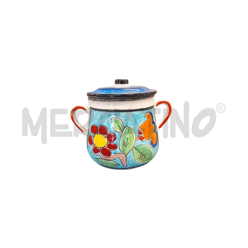 VASO CERAMICA NINO PARRUCCA SOLE | Mercatino dell'Usato Roma-axa-casal palocco 1