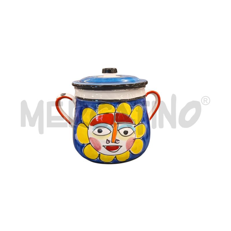 VASO CERAMICA NINO PARRUCCA SOLE | Mercatino dell'Usato Roma-axa-casal palocco 2