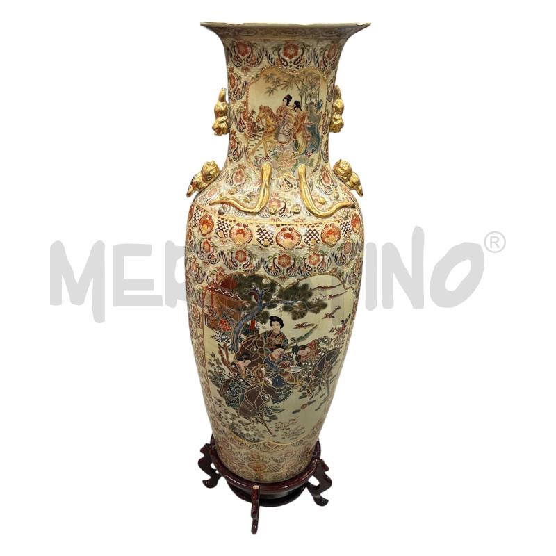 VASO CINESE GRANDE DORATURE | Mercatino dell'Usato Roma-axa-casal palocco 1