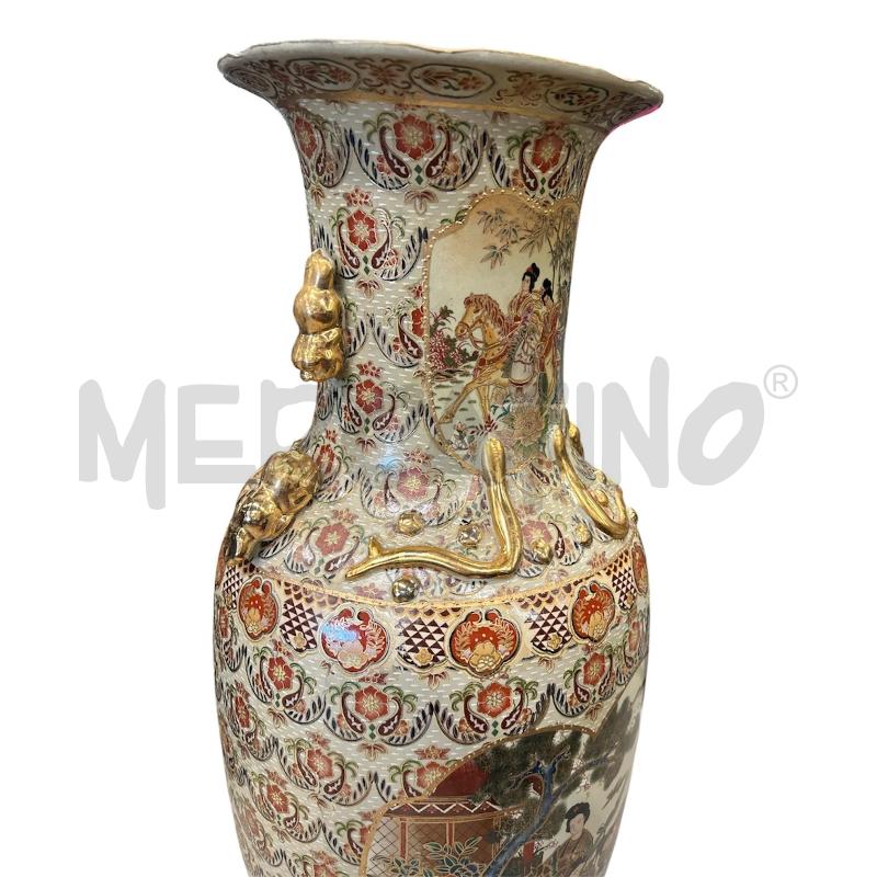 VASO CINESE GRANDE DORATURE | Mercatino dell'Usato Roma-axa-casal palocco 2