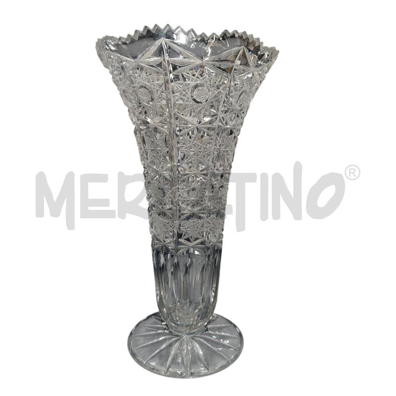 VASO CRISTALLO BASE RAGGI | Mercatino dell'Usato Roma-axa-casal palocco 1