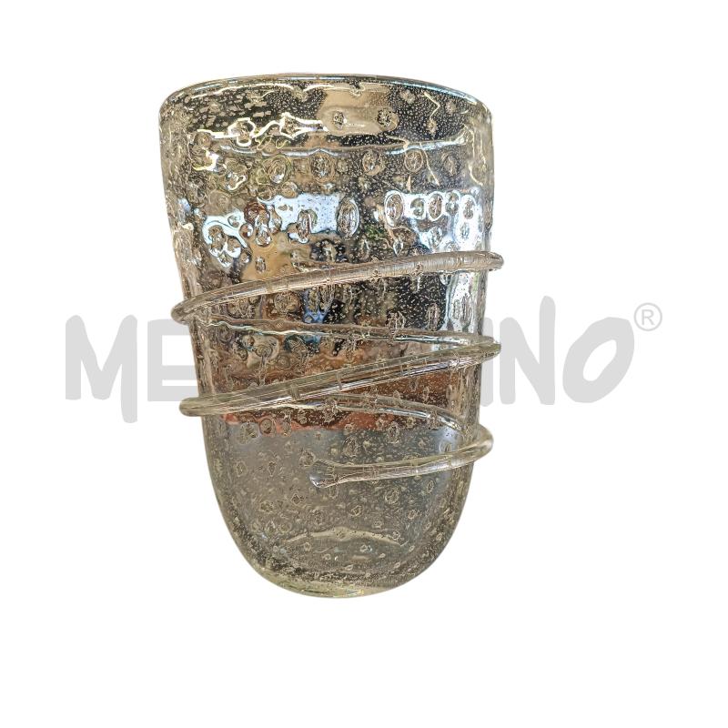 VASO MURANO GOCCE SPIRALE | Mercatino dell'Usato Roma-axa-casal palocco 1