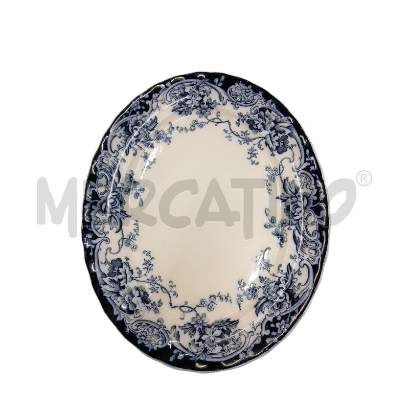 VASSOIO OVALE INGLESE GR DEC FIORI BLU | Mercatino dell'Usato Roma-axa-casal palocco 1