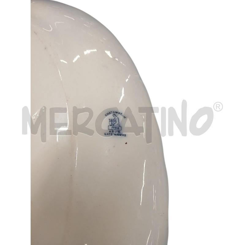 VASSOIO OVALE INGLESE GR DEC FIORI BLU | Mercatino dell'Usato Roma-axa-casal palocco 3