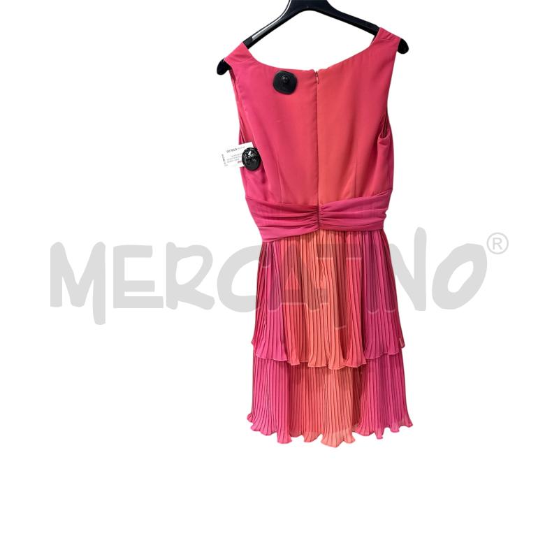 VESTITO DONNA LUISA SPAGNOLI ROSA PLISSE | Mercatino dell'Usato Roma-axa-casal palocco 2