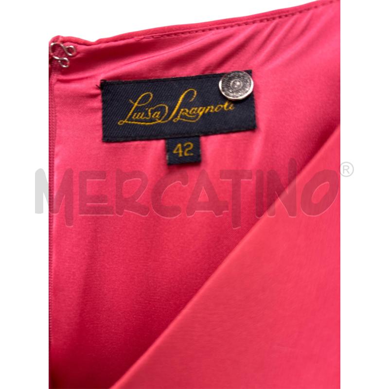 VESTITO DONNA LUISA SPAGNOLI ROSA PLISSE | Mercatino dell'Usato Roma-axa-casal palocco 3