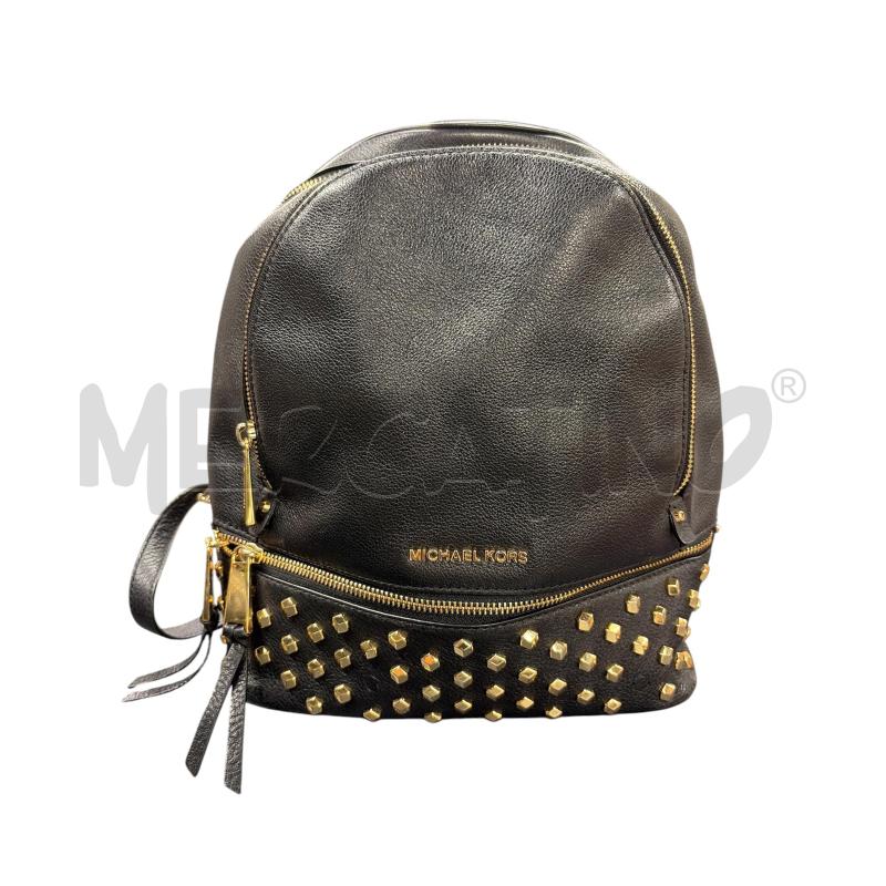 ZAINO DONNA MICHAEL KORS NERO BORCHIE | Mercatino dell'Usato Roma-axa-casal palocco 1