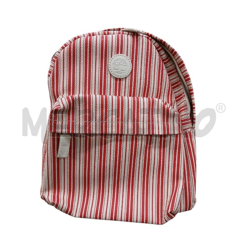 ZAINO DONNA TIMBERLAND RIGHE ROSSO BIANCO | Mercatino dell'Usato Roma-axa-casal palocco 1